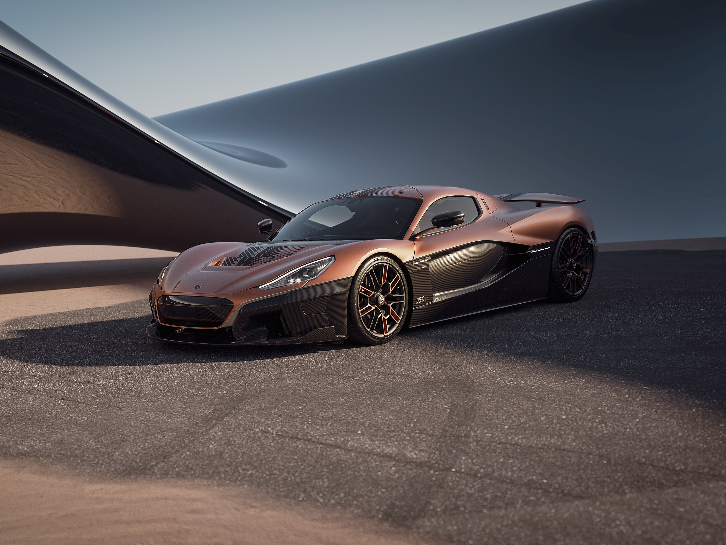  2024 Rimac Nevera 15th Anniversary Wallpaper.