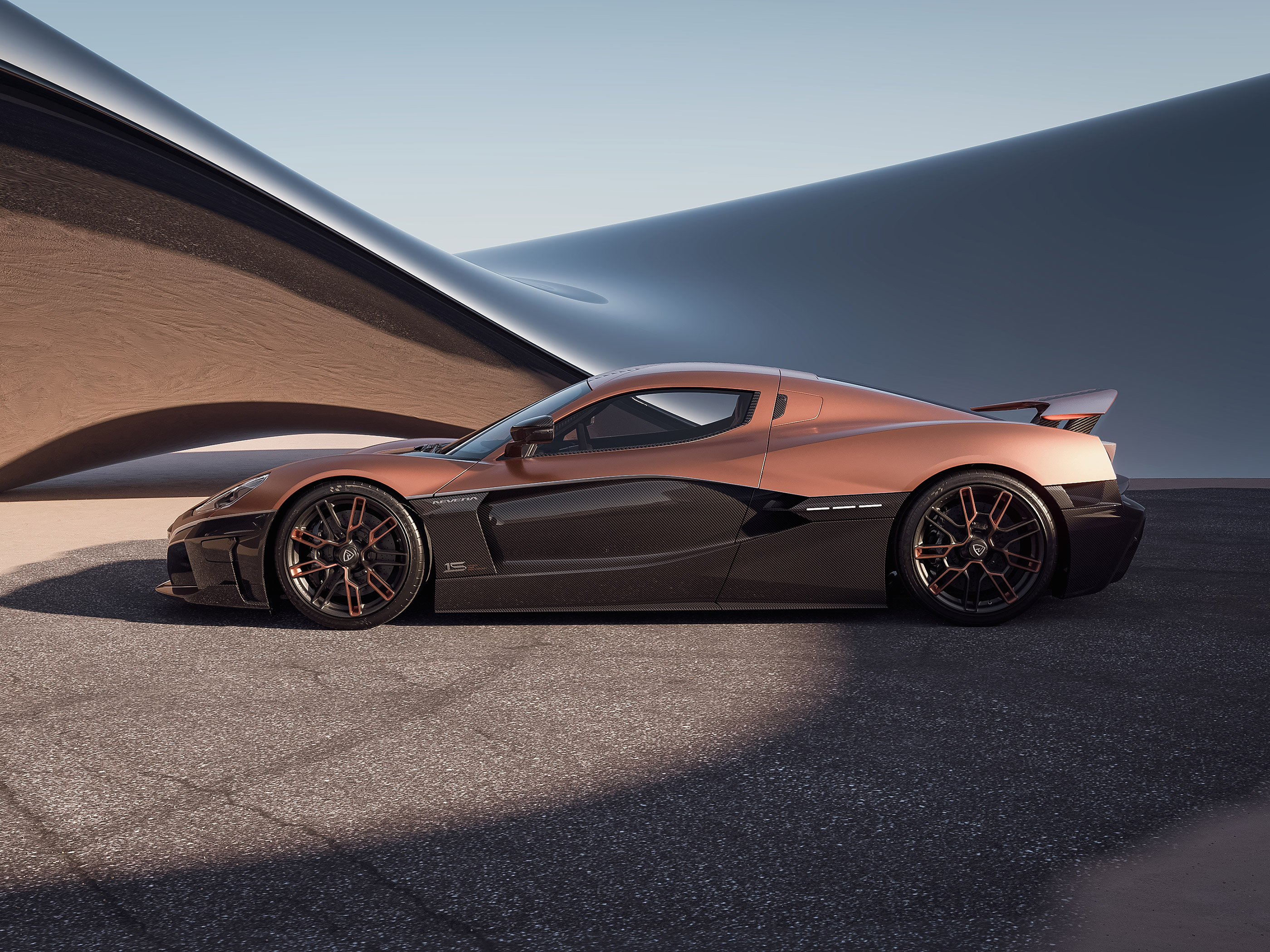  2024 Rimac Nevera 15th Anniversary Wallpaper.