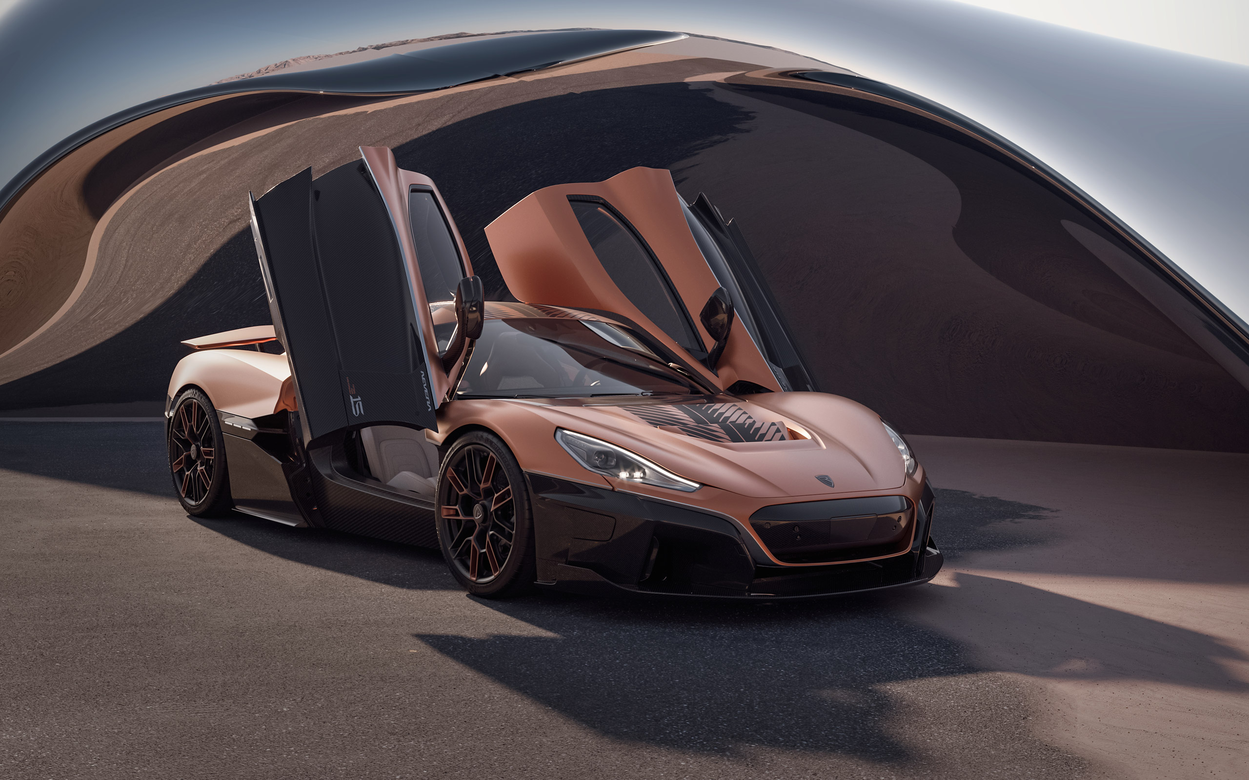  2024 Rimac Nevera 15th Anniversary Wallpaper.