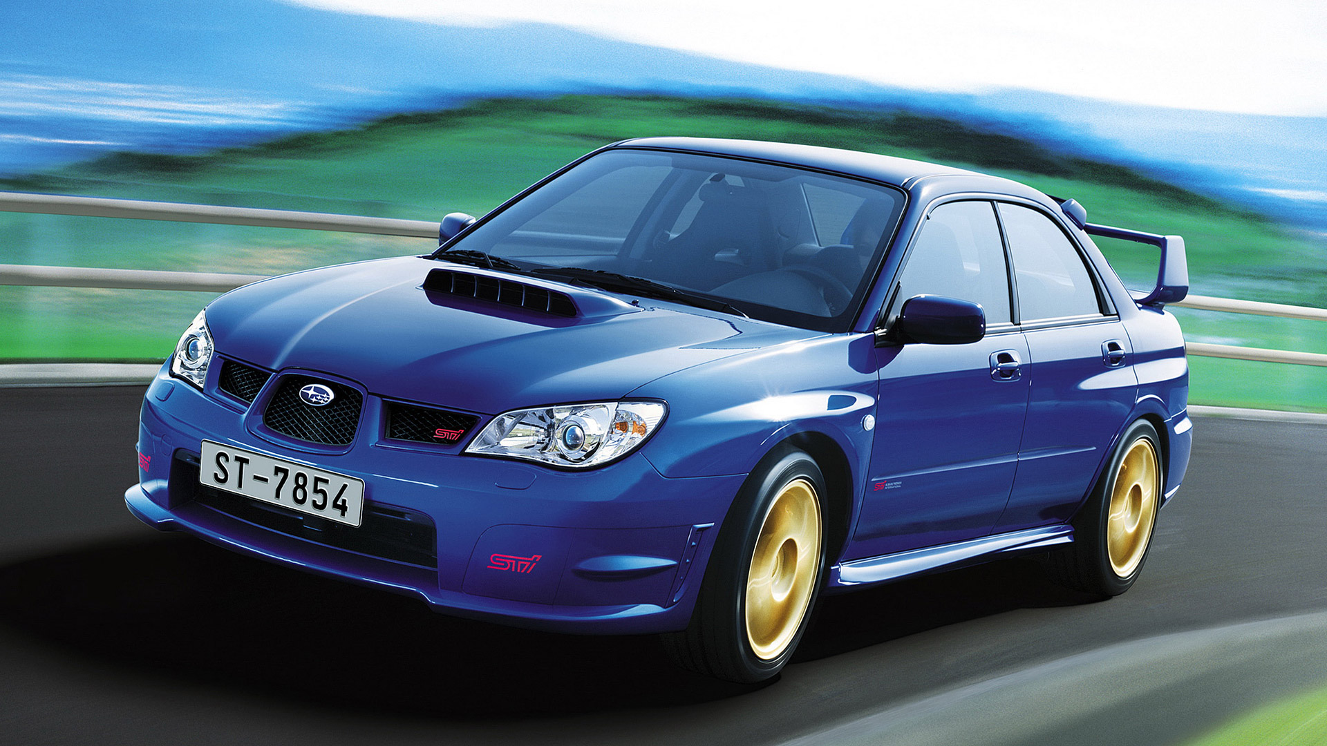  2007 Subaru Impreza WRX STI Wallpaper.