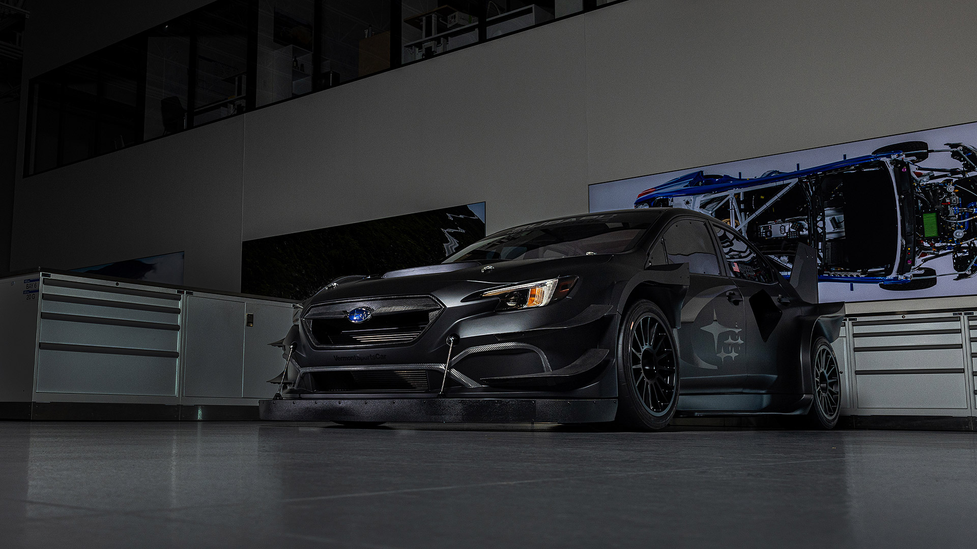  2024 Subaru WRX Project Midnight Concept Wallpaper.