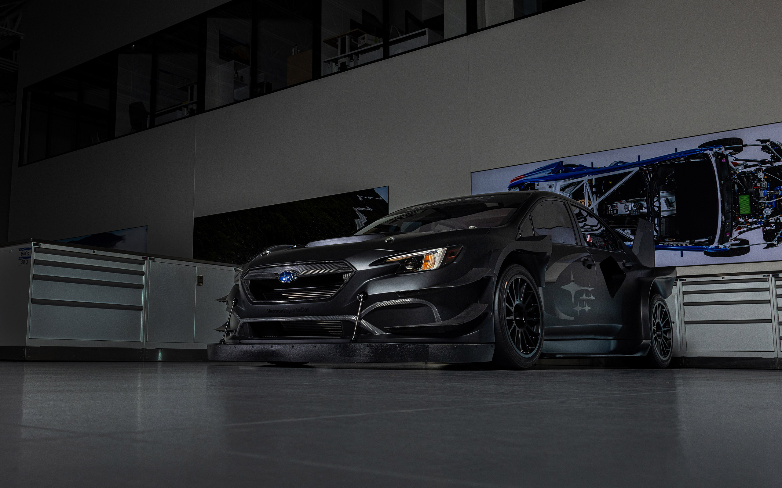  2024 Subaru WRX Project Midnight Concept Wallpaper.