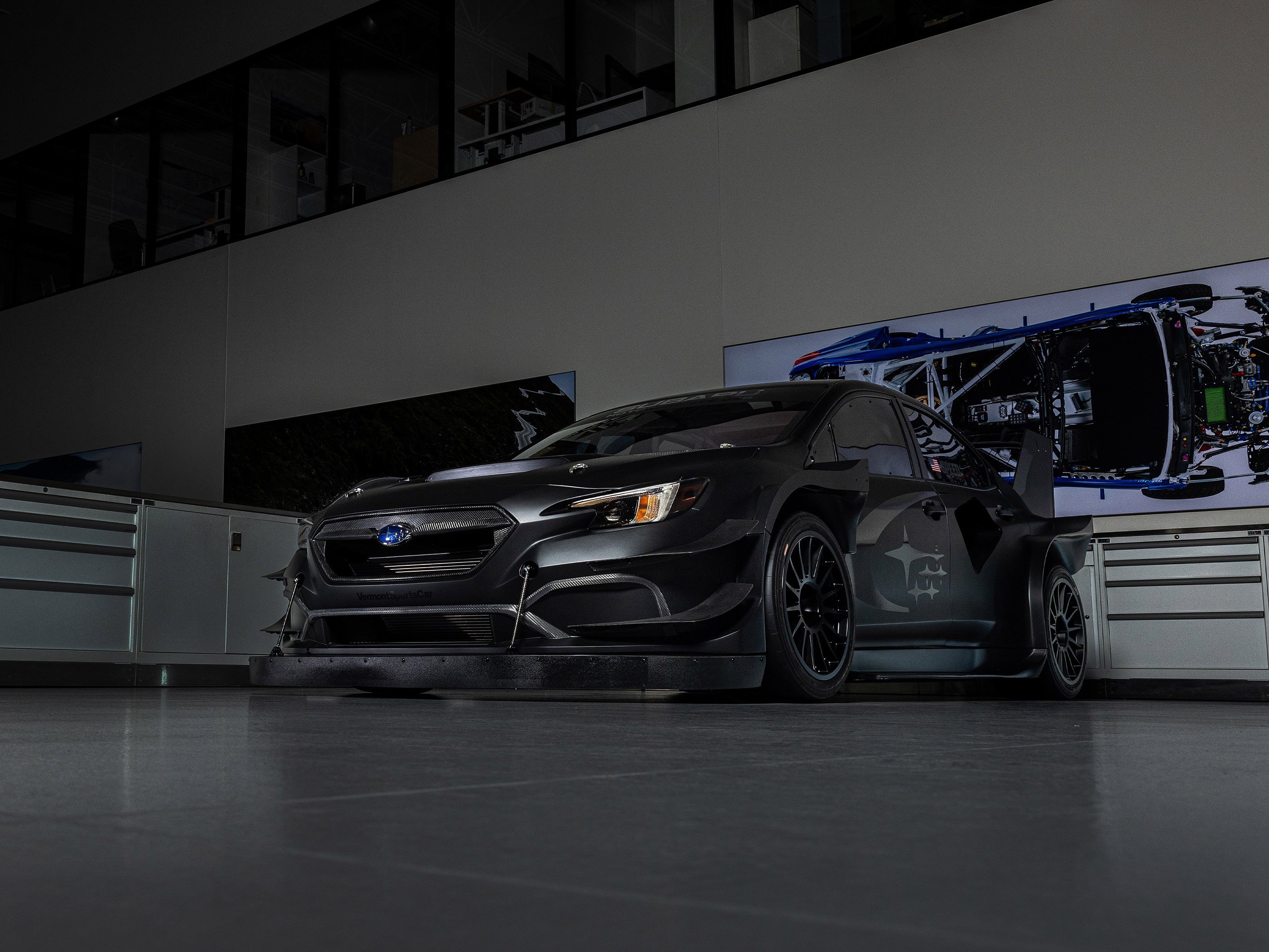  2024 Subaru WRX Project Midnight Concept Wallpaper.