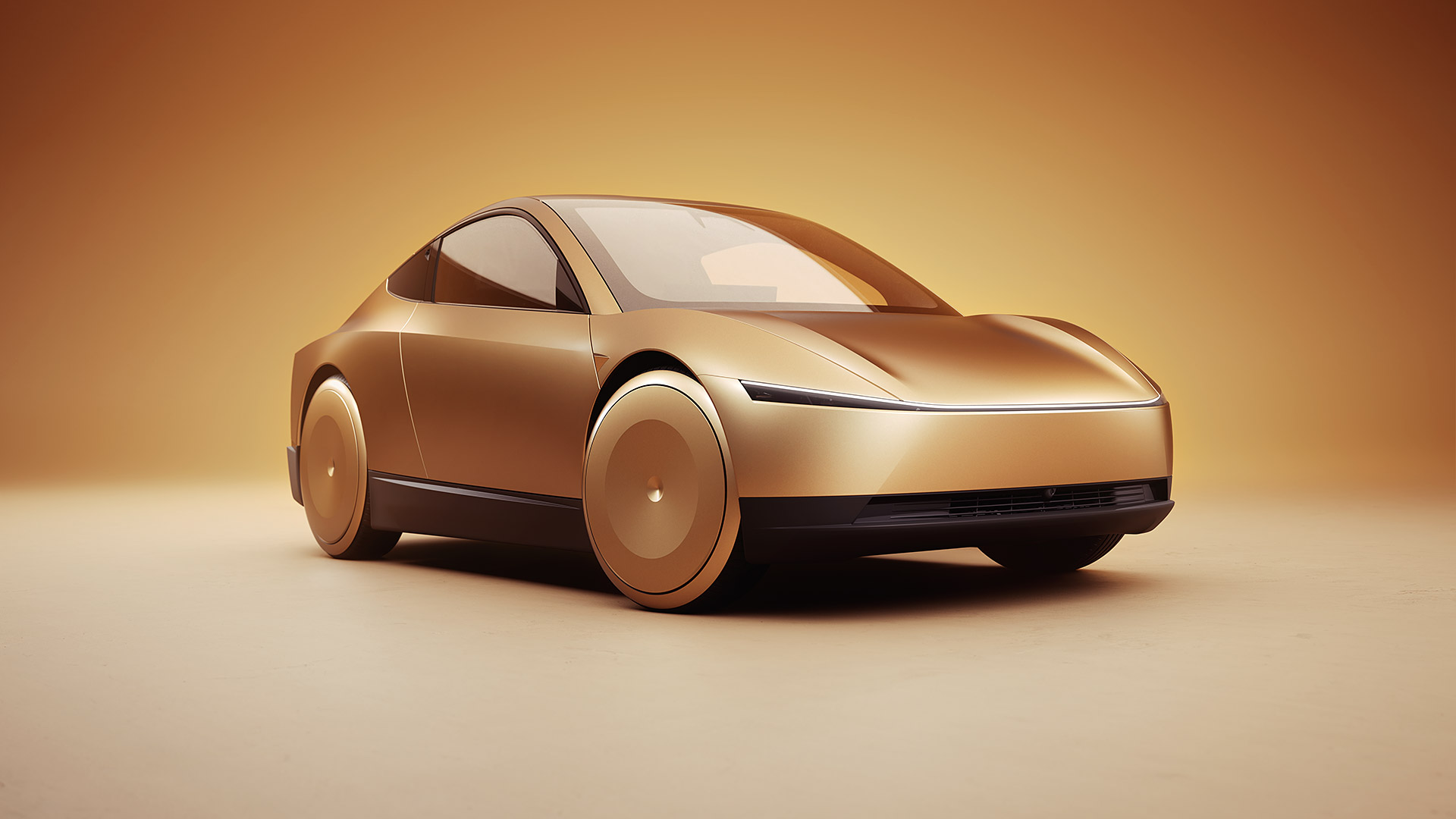  2024 Tesla Robotaxi Concept Wallpaper.