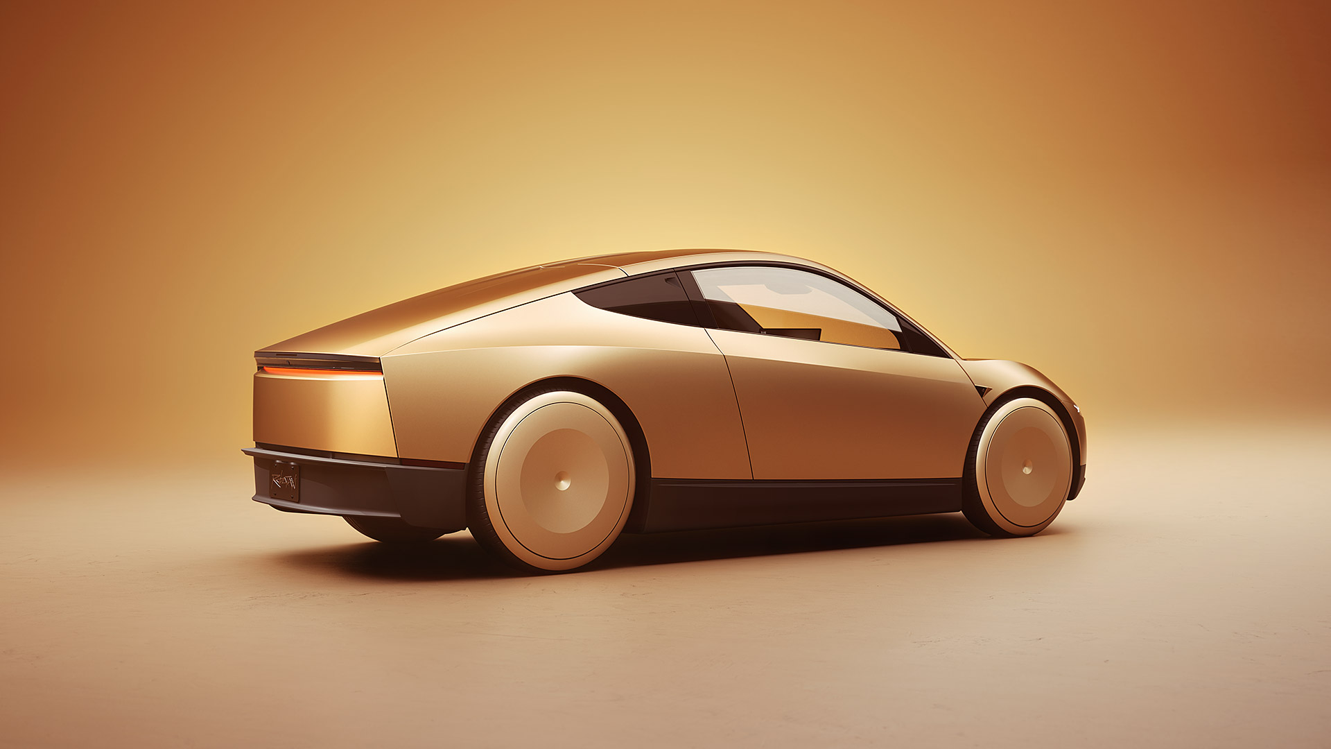  2024 Tesla Robotaxi Concept Wallpaper.