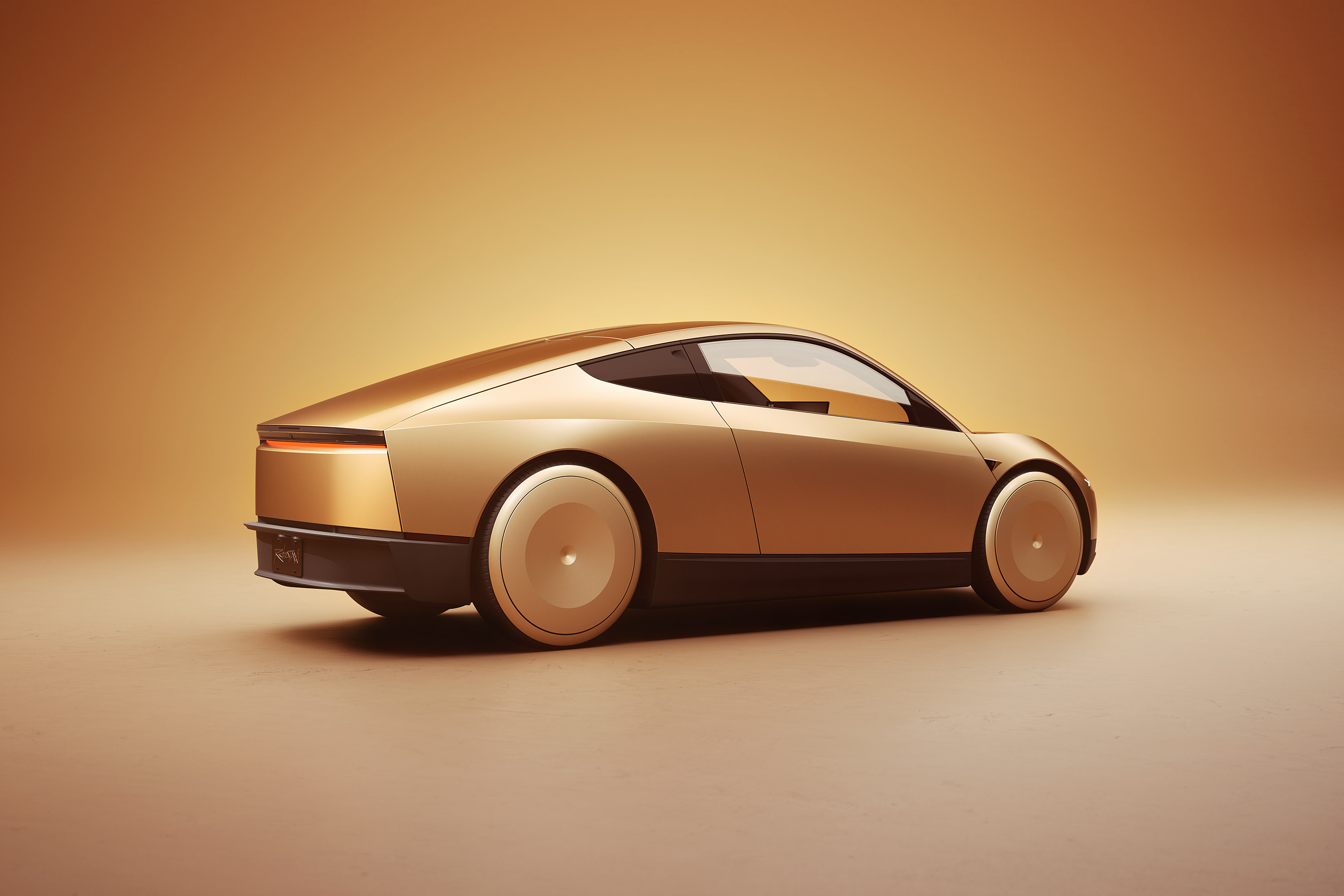  2024 Tesla Robotaxi Concept Wallpaper.