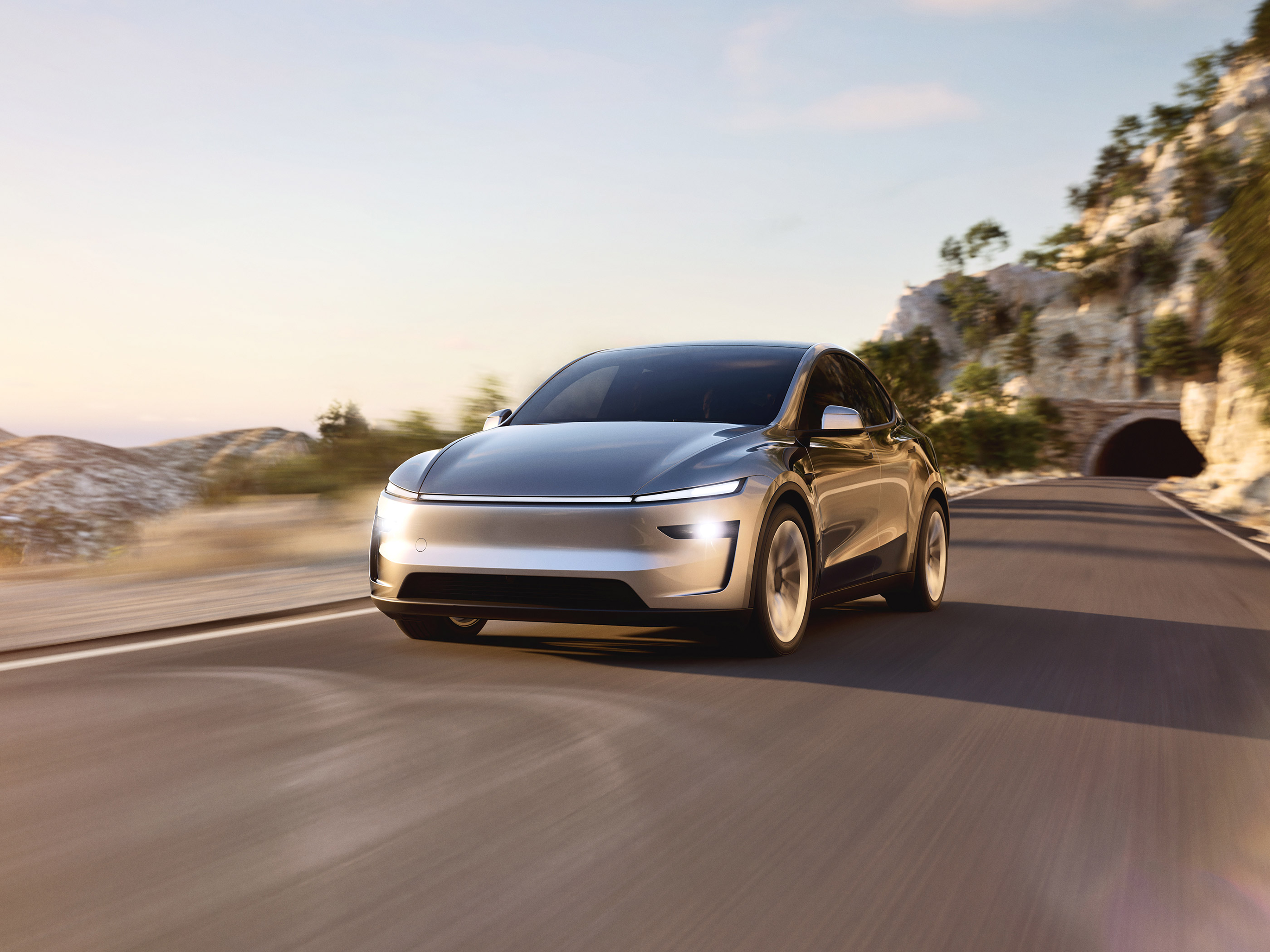  2025 Tesla Model Y Wallpaper.