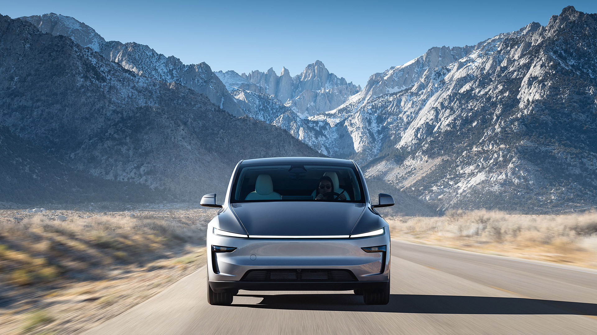  2025 Tesla Model Y Wallpaper.