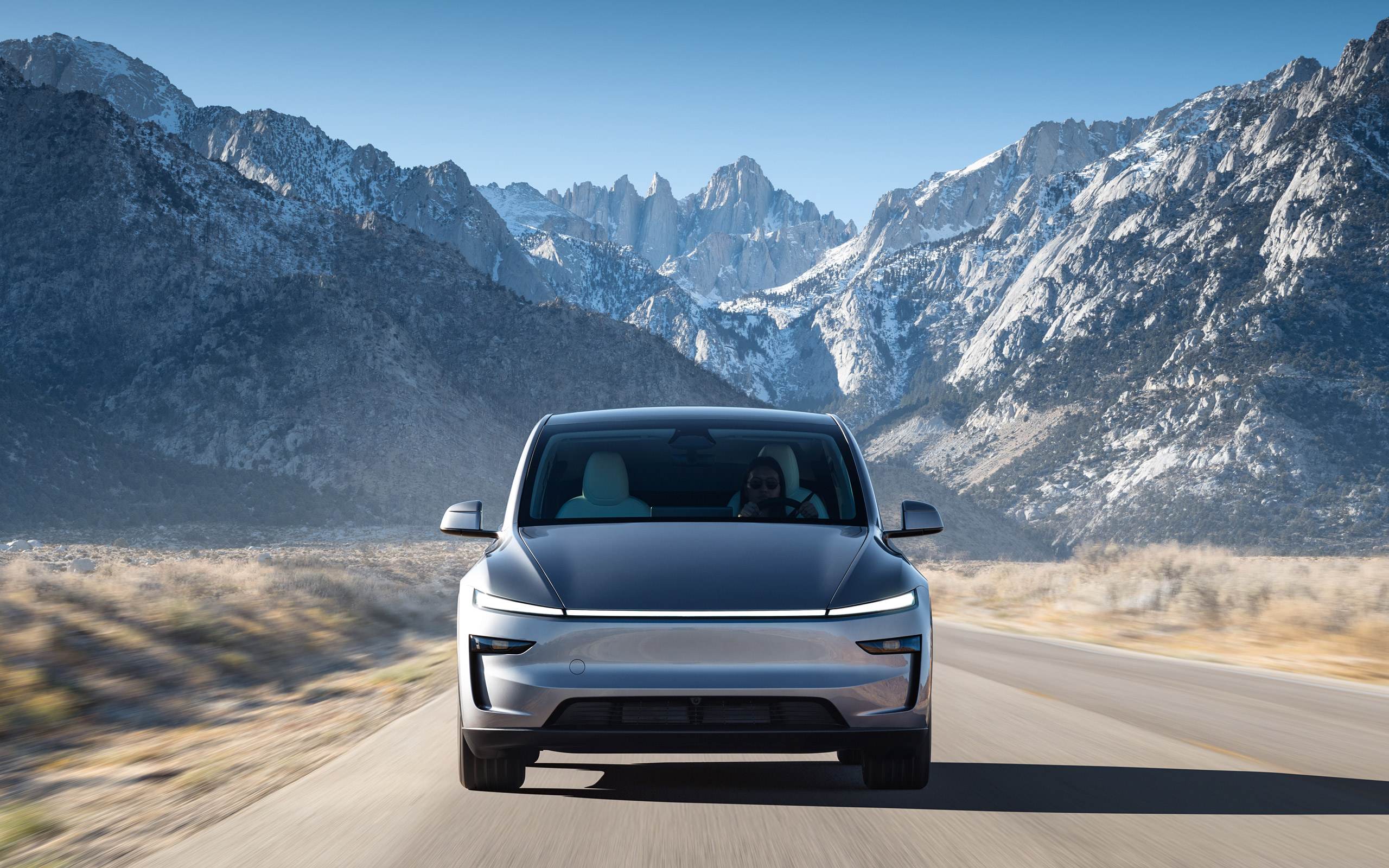  2025 Tesla Model Y Wallpaper.