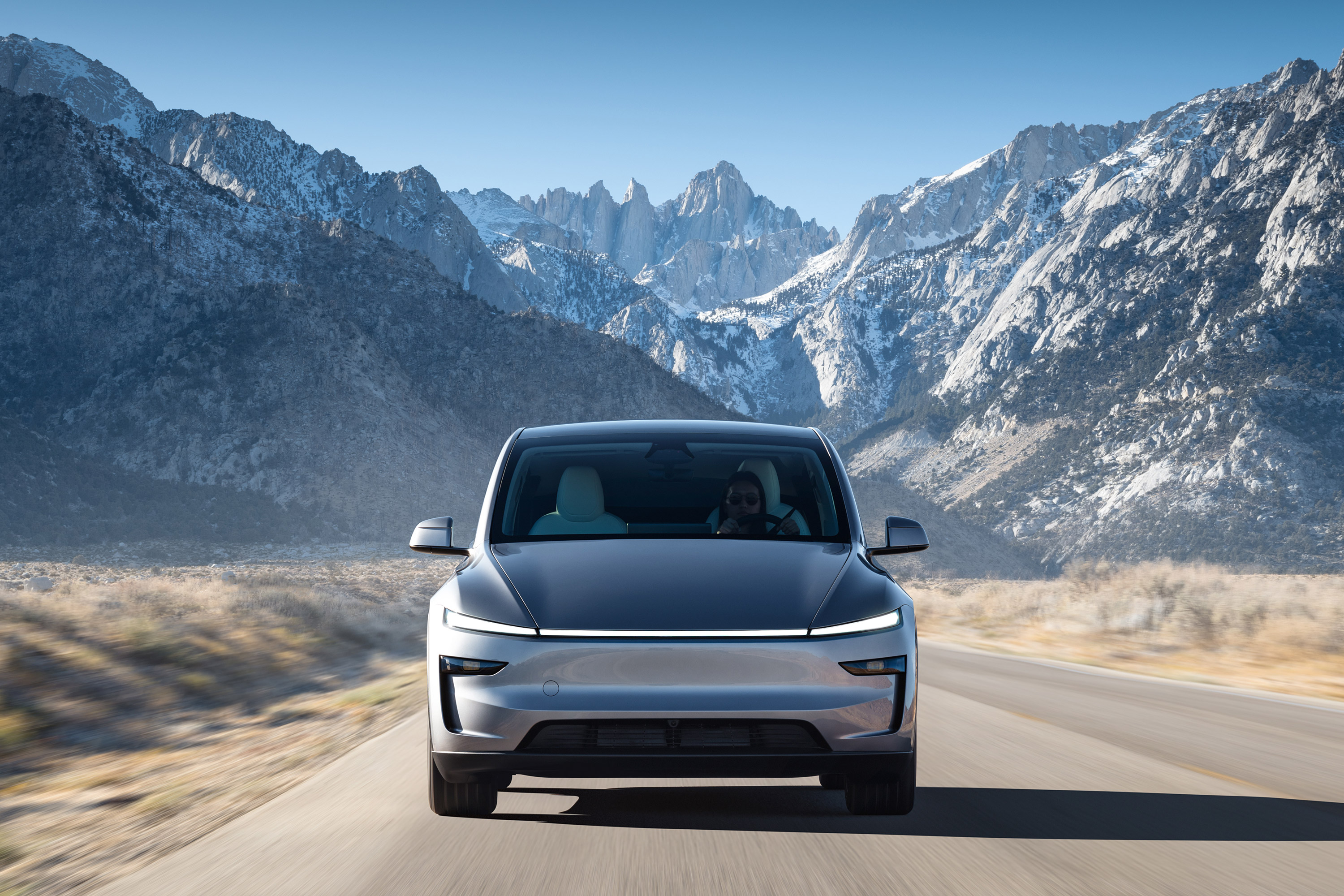  2025 Tesla Model Y Wallpaper.