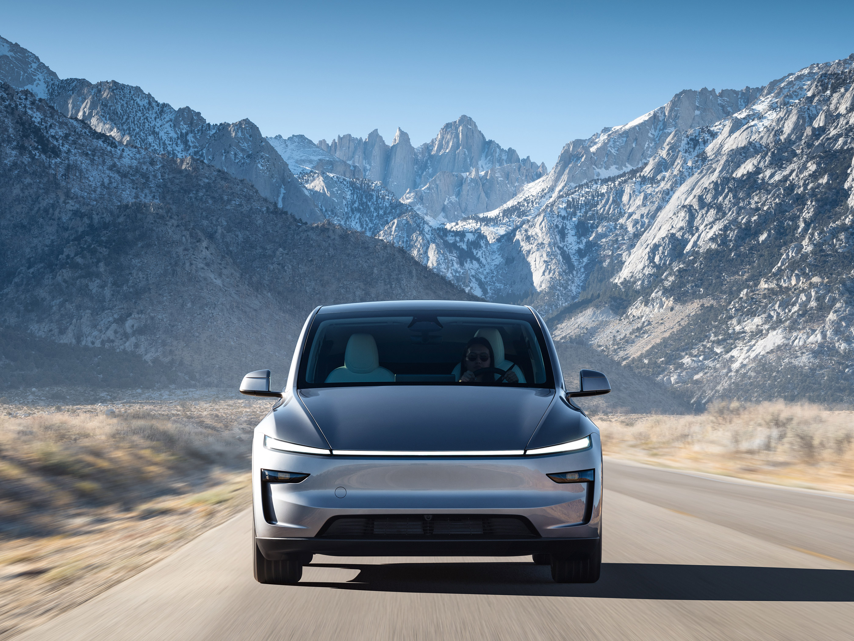  2025 Tesla Model Y Wallpaper.