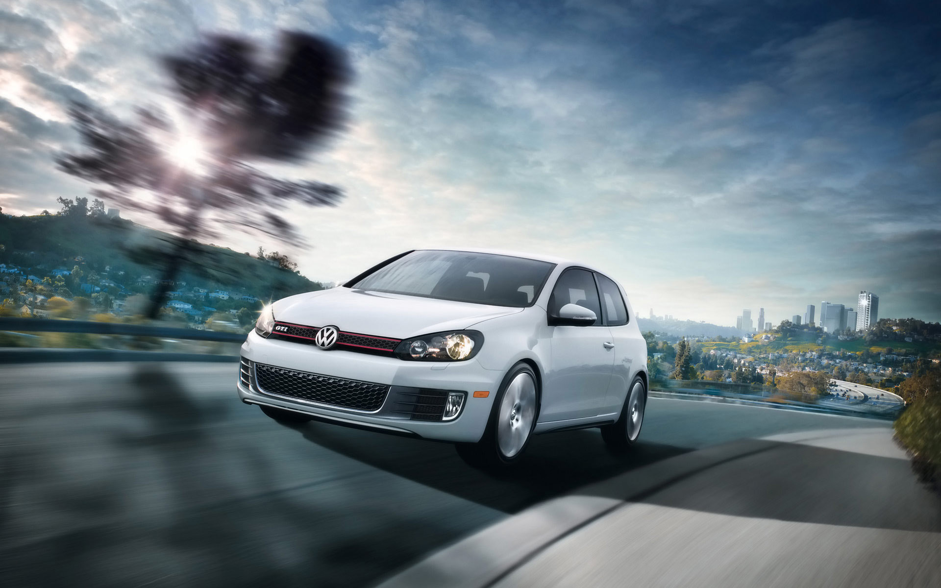  2009 Volkswagen Golf GTI Wallpaper.