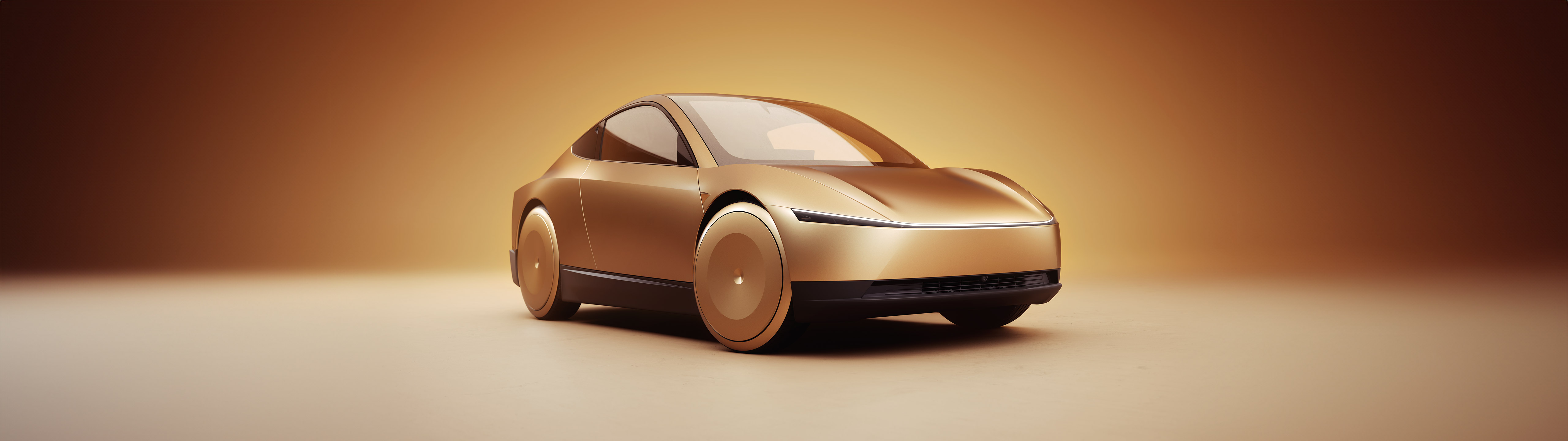  2024 Tesla Robotaxi Concept Wallpaper.