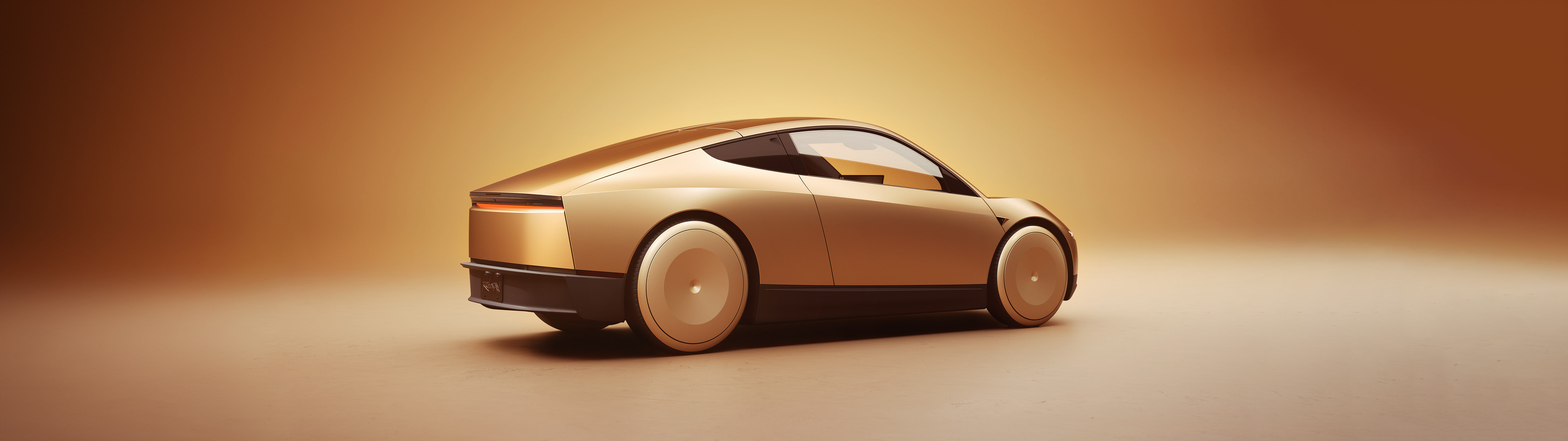  2024 Tesla Robotaxi Concept Wallpaper.