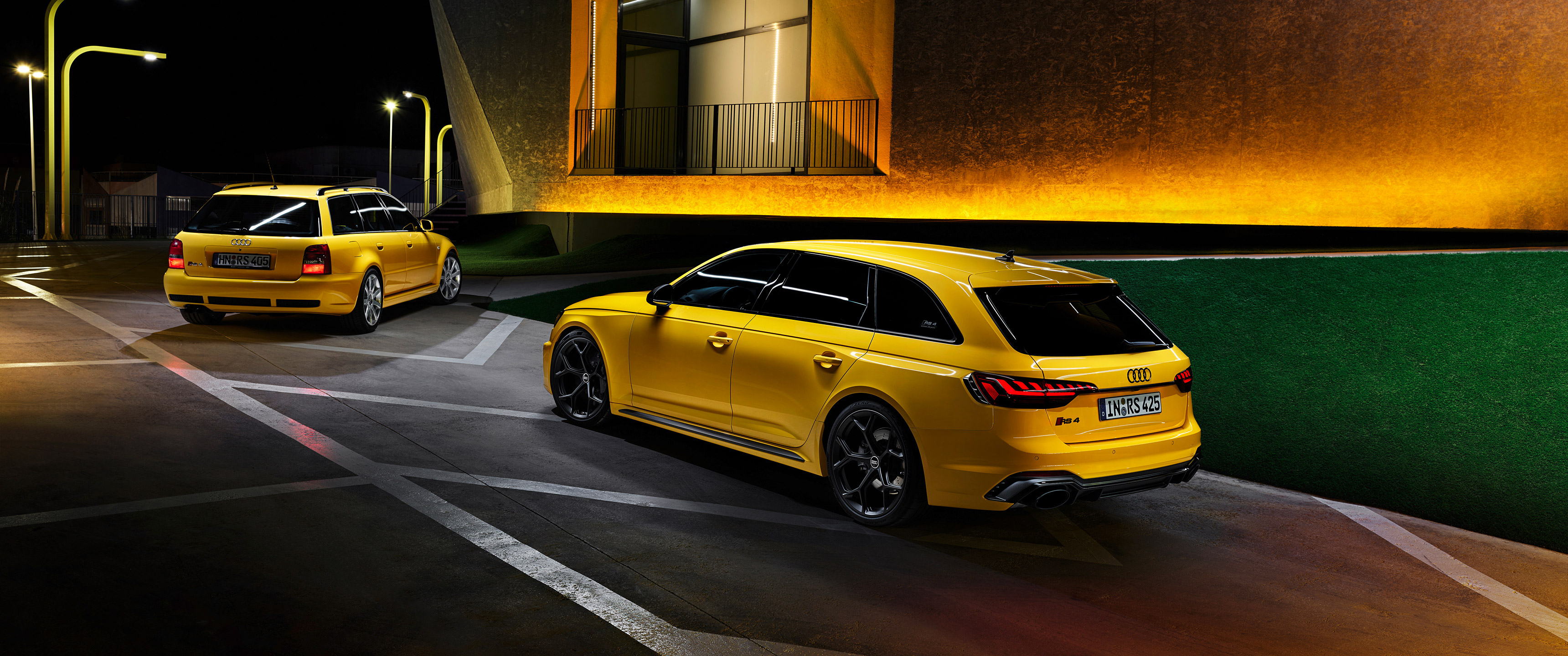  2024 Audi RS4 Avant 25 Years Edition Wallpaper.