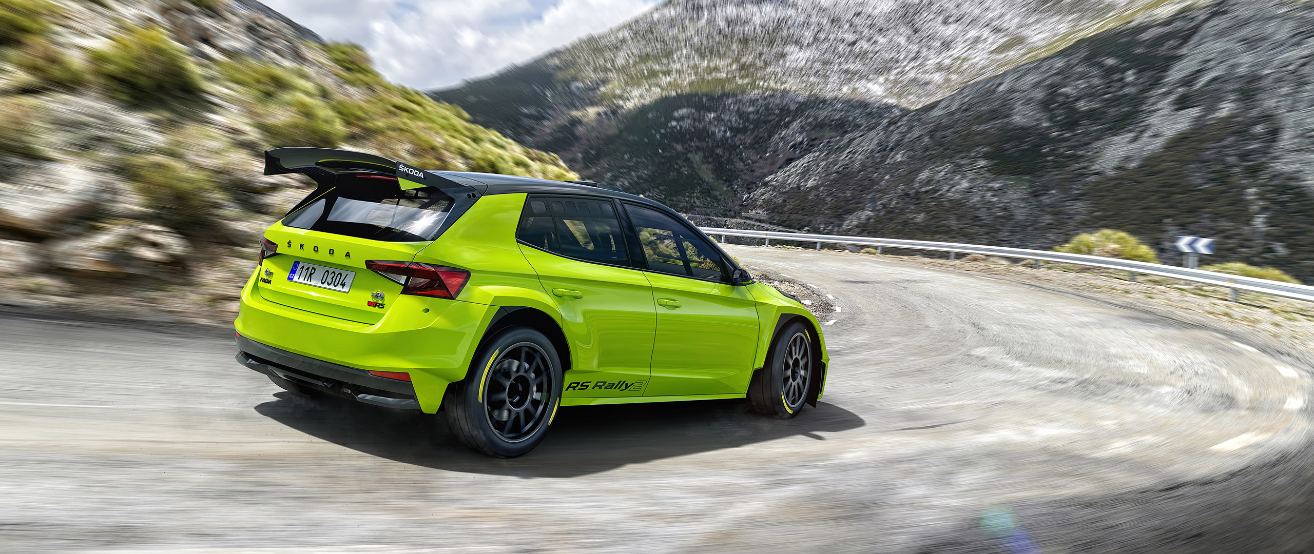  2023 Skoda Fabia RS Rally2 Wallpaper.