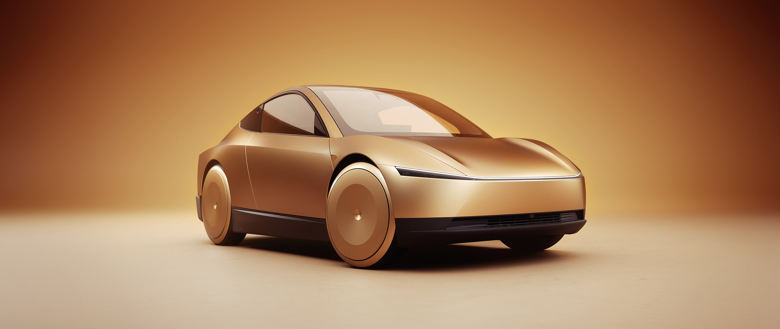  2024 Tesla Robotaxi Concept Wallpaper.