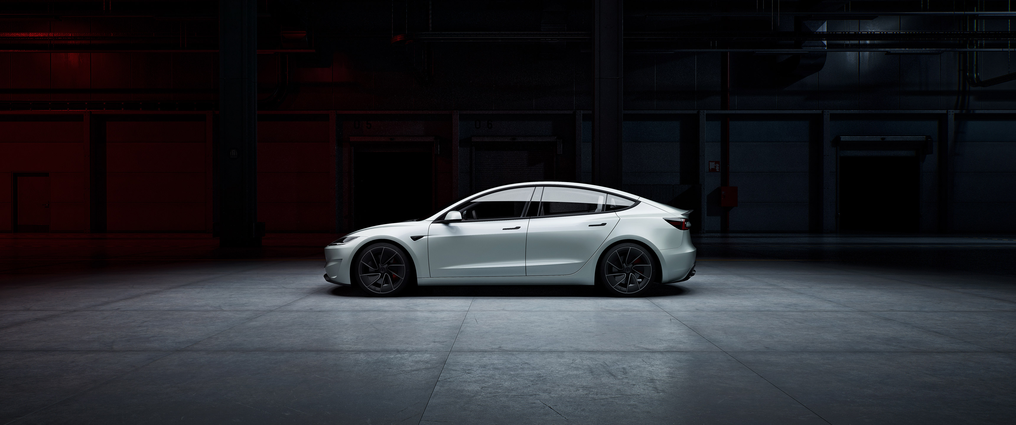  2025 Tesla Model 3 Performance Wallpaper.