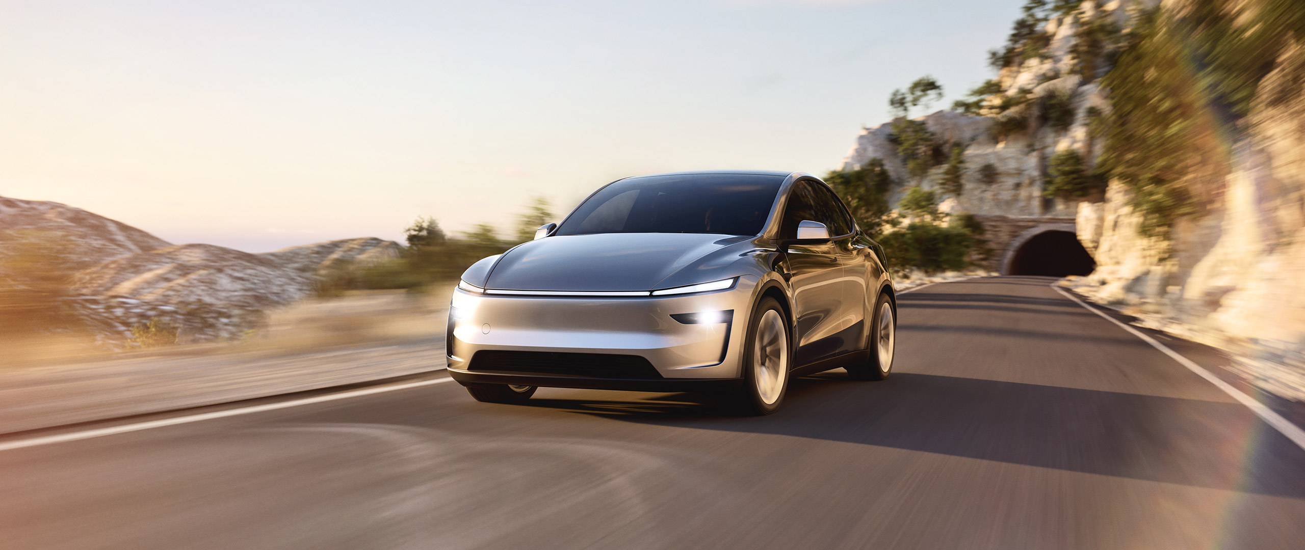  2025 Tesla Model Y Wallpaper.