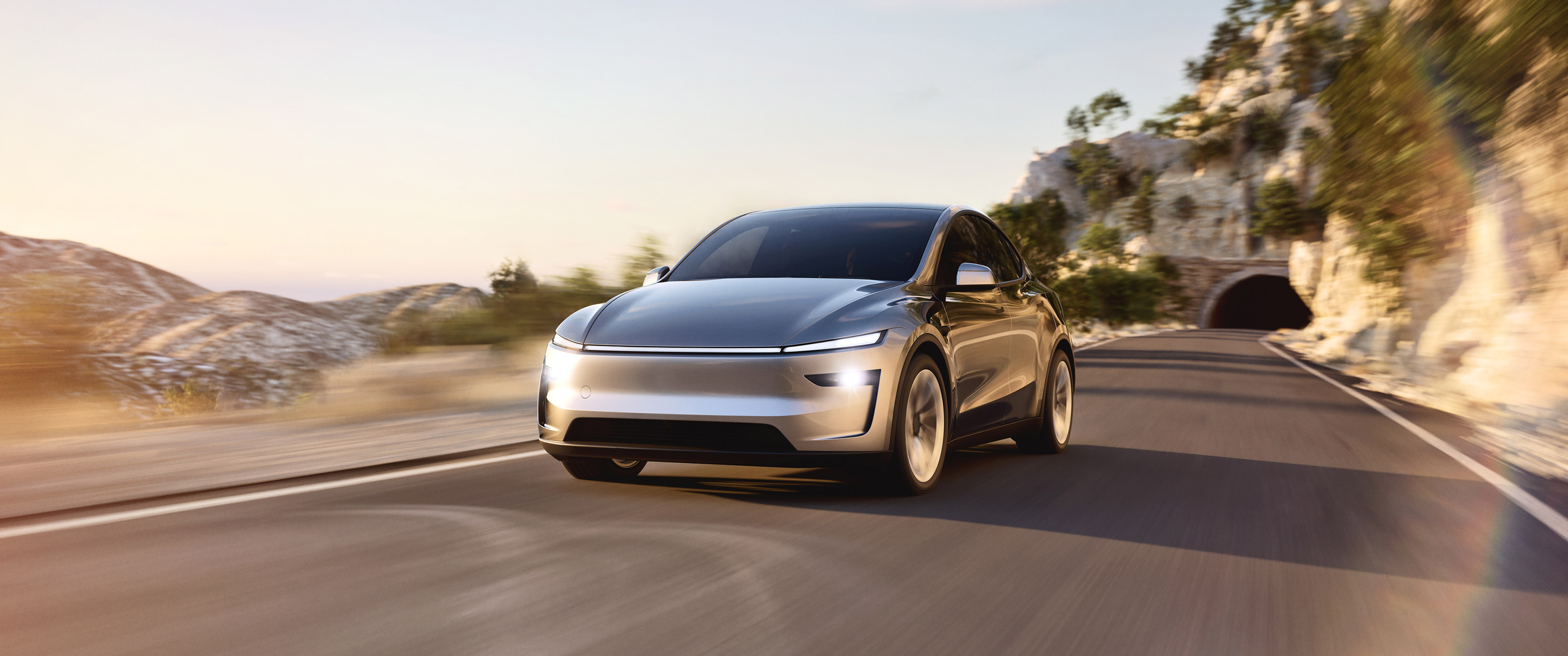  2025 Tesla Model Y Wallpaper.