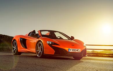 2015 McLaren 650S Spider wallpaper thumbnail.